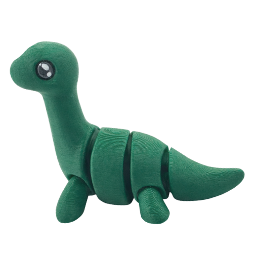 Dark green Nessie the Loch Ness Monster poseable toy figure from Flexlings Original Crew limited edition