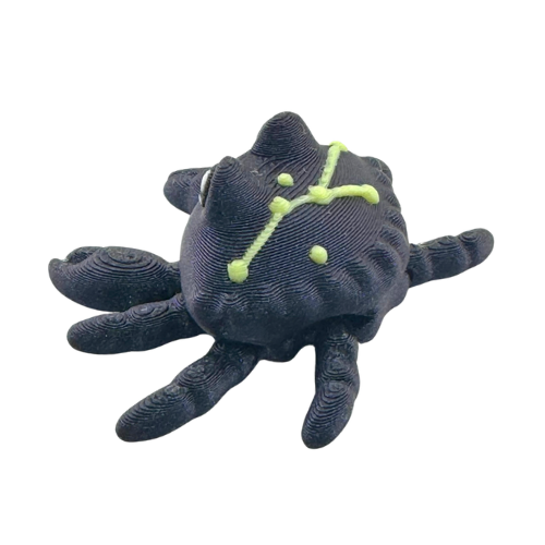 Redd the Crab Constellation Edition with glow-in-the-dark galaxy shell featuring Cancer zodiac constellation pattern