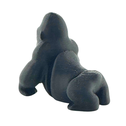 Congo the Gorilla black poseable fidget toy from Flexlings Original Crew, limited edition of 32 figures