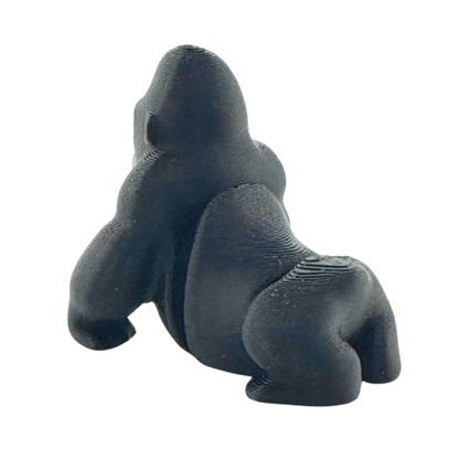 Congo the Gorilla black poseable fidget toy from Flexlings Original Crew, limited edition of 32 figures