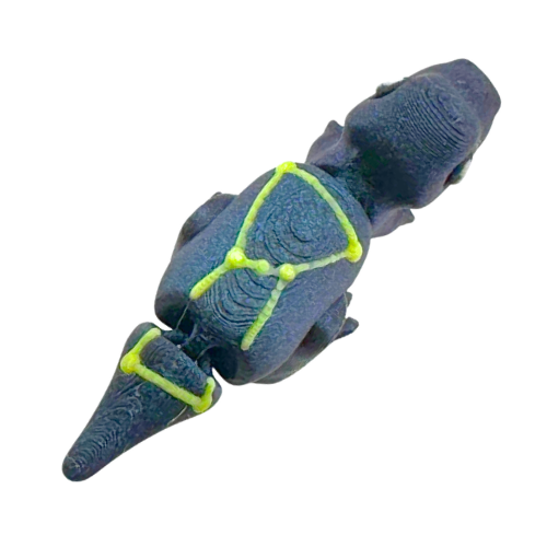 Roary the T-Rex Constellation Edition glow-in-the-dark poseable dinosaur toy with cosmic star pattern design