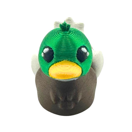 Drake the Mallard SFX Edition Flexling - collectible mallard duck fidget toy with special effects finish