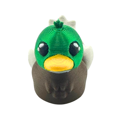 Drake the Mallard SFX Edition Flexling - collectible mallard duck fidget toy with special effects finish