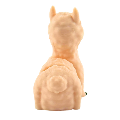 Chewie the Llama poseable toy figure in cream color with articulated arms and legs from Flexlings Original Crew collection