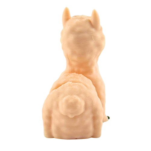 Chewie the Llama poseable toy figure in cream color with articulated arms and legs from Flexlings Original Crew collection