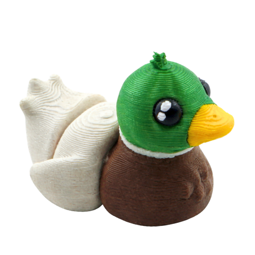 Drake the Mallard SFX Edition Flexling - collectible mallard duck fidget toy with special effects finish