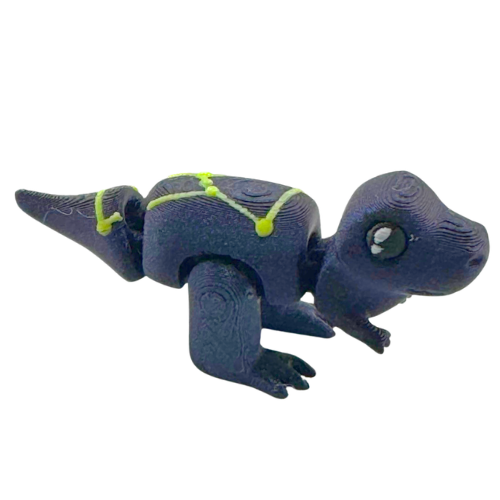 Roary the T-Rex Constellation Edition glow-in-the-dark poseable dinosaur toy with cosmic star pattern design