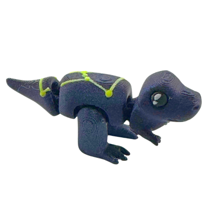Roary the T-Rex Constellation Edition glow-in-the-dark poseable dinosaur toy with cosmic star pattern design
