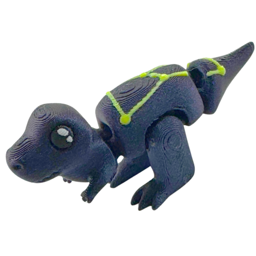 Roary the T-Rex Constellation Edition glow-in-the-dark poseable dinosaur toy with cosmic star pattern design