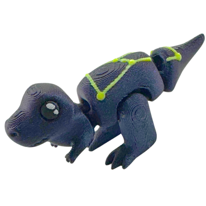 Roary the T-Rex Constellation Edition glow-in-the-dark poseable dinosaur toy with cosmic star pattern design