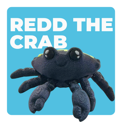 Redd the Crab Constellation Edition with glow-in-the-dark galaxy shell featuring Cancer zodiac constellation pattern