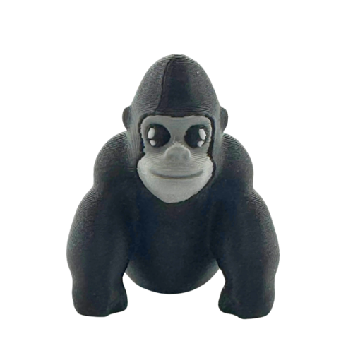 Congo the Gorilla black poseable fidget toy from Flexlings Original Crew, limited edition of 32 figures